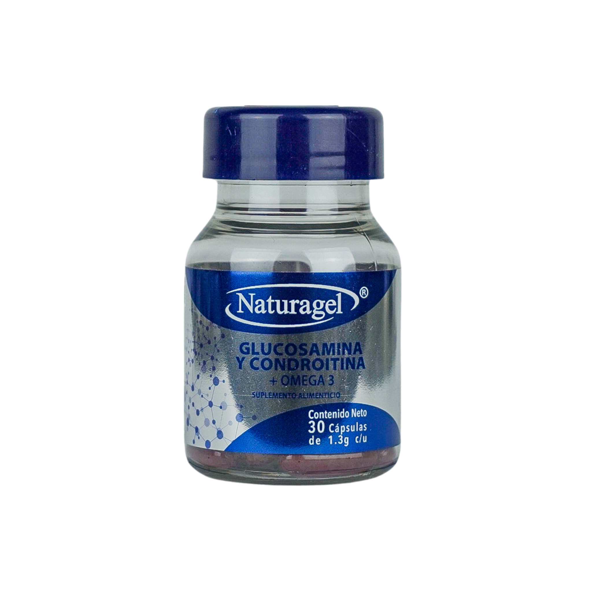 Foto 2 pulgar | Glucosamina y Condroitina con Omega 3 Naturagel
