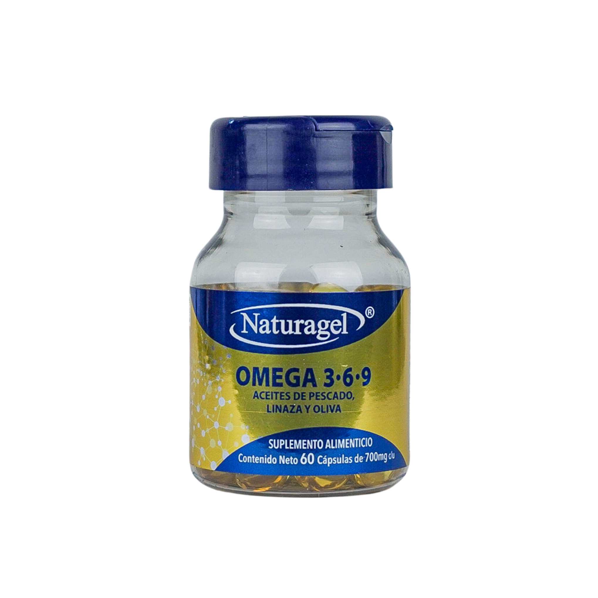 Foto 2 pulgar | Omega 3.6.9  Naturagel Combinación de Aceites de Pescado Linaza y Oliva
