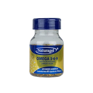 Foto 1 | Omega 3.6.9 Naturagel Combinación de Aceites de Pescado Linaza y Oliva