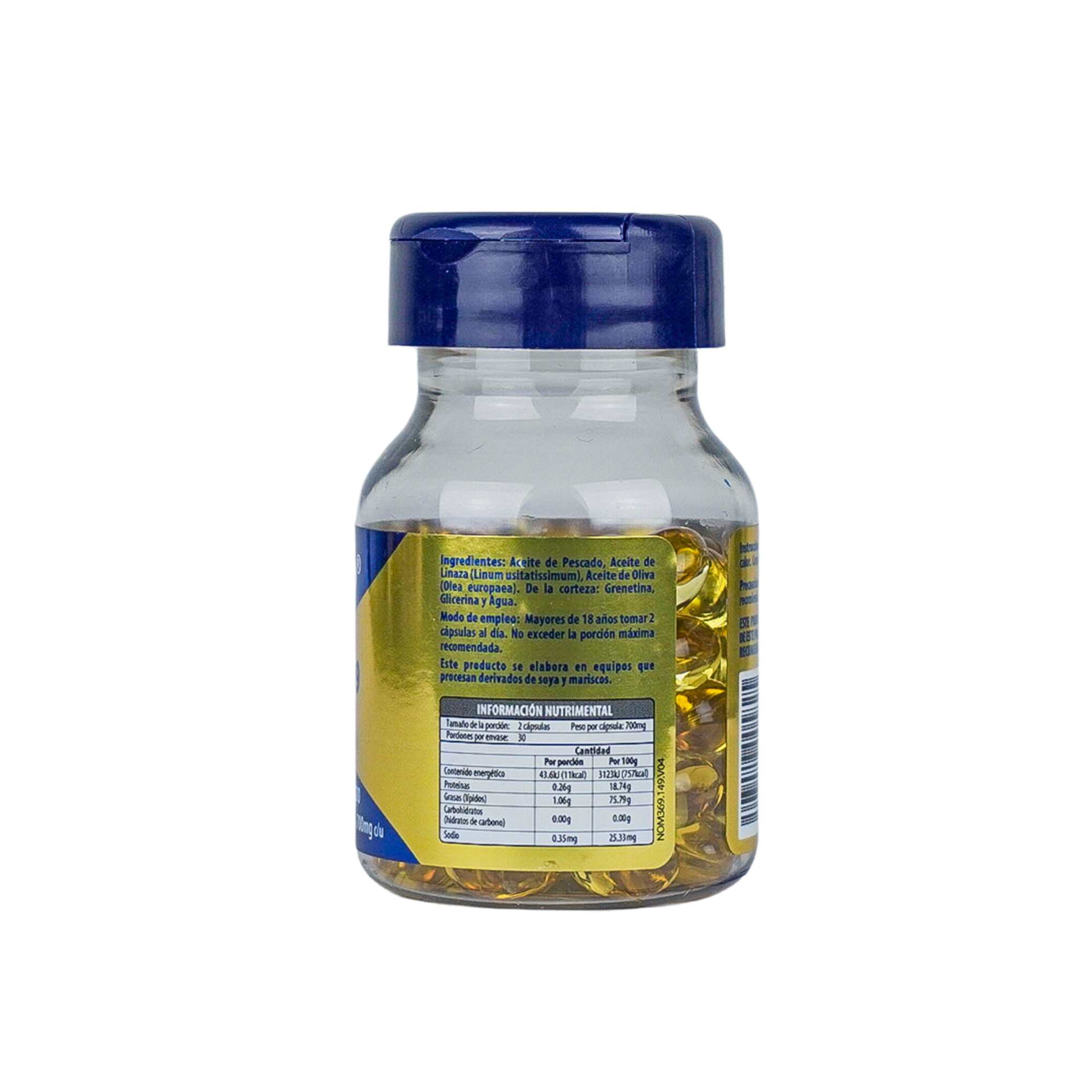 Foto 3 pulgar | Omega 3.6.9  Naturagel Combinación de Aceites de Pescado Linaza y Oliva