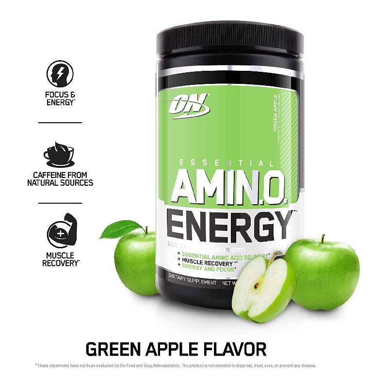 Foto 2 pulgar | Aminoácidos Optimum Nutrition Green Apple 30 Servicios 270 gr