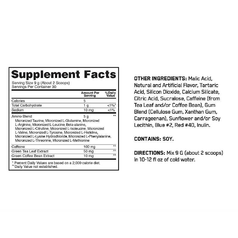 Foto 7 pulgar | Aminoácidos Optimum Nutrition Green Apple 30 Servicios 270 gr