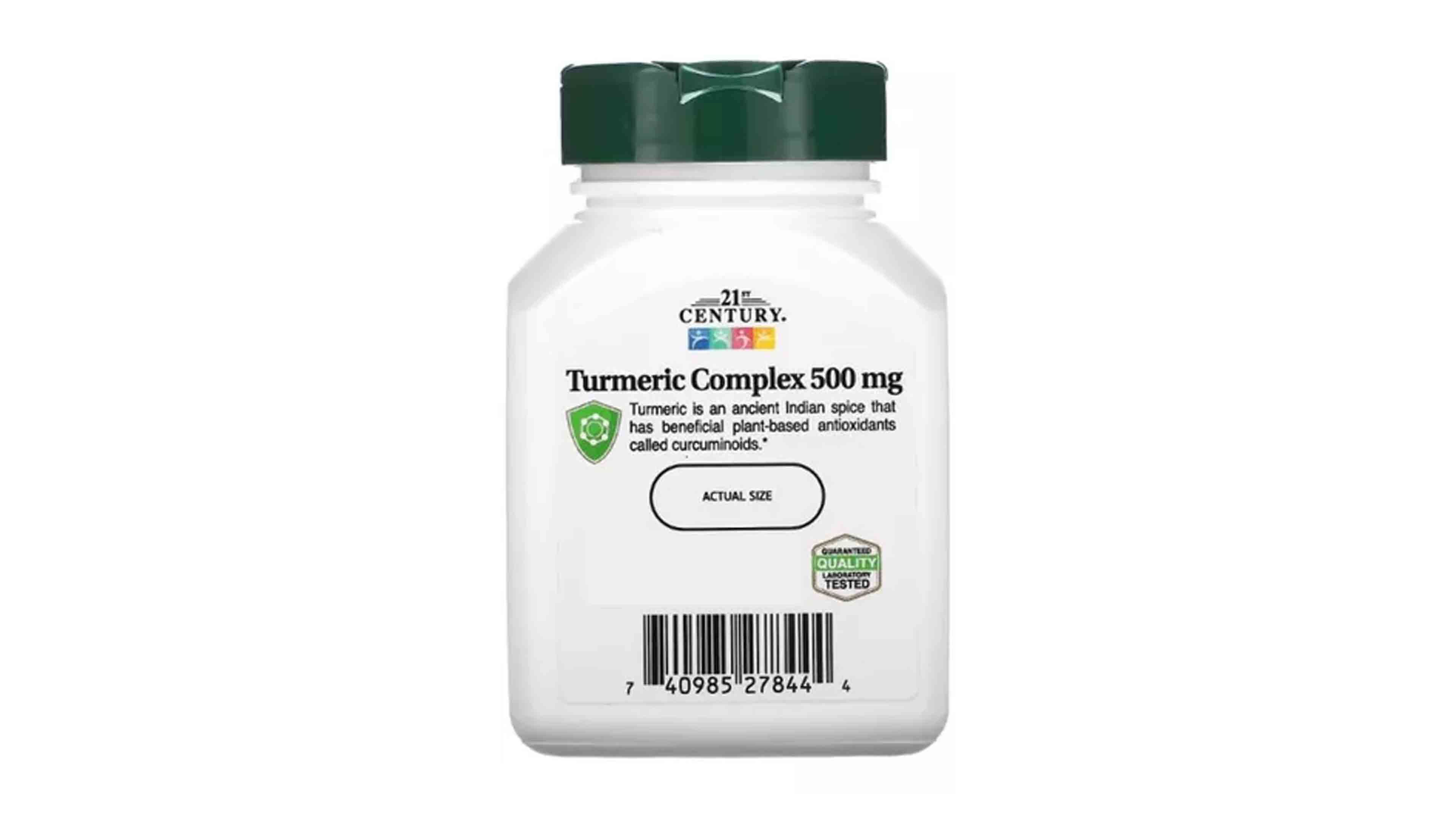 Foto 4 | Turmeric Complex 500mg 21st Century 60 Tabletas Cúrcuma