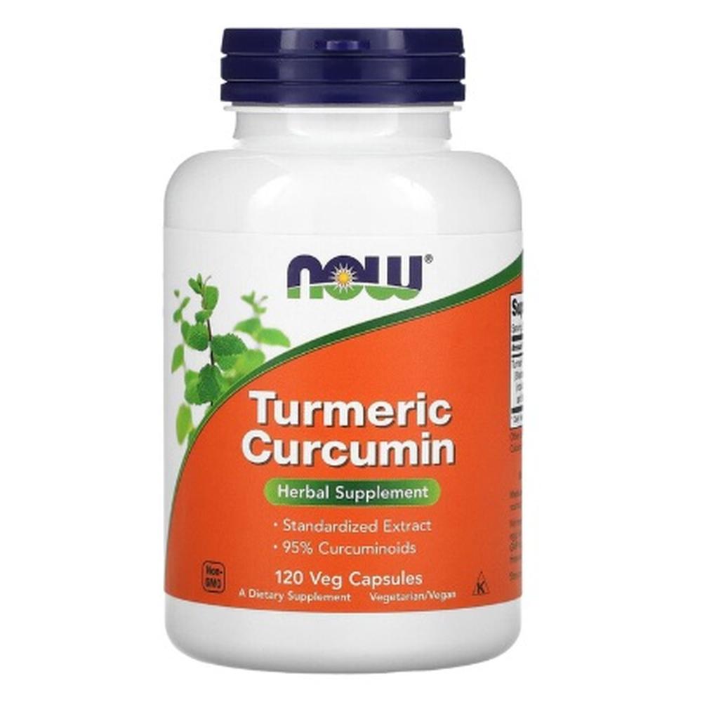 Foto 2 pulgar | Cúrcuma Now Turmeric Curcumin 120 Cápsulas