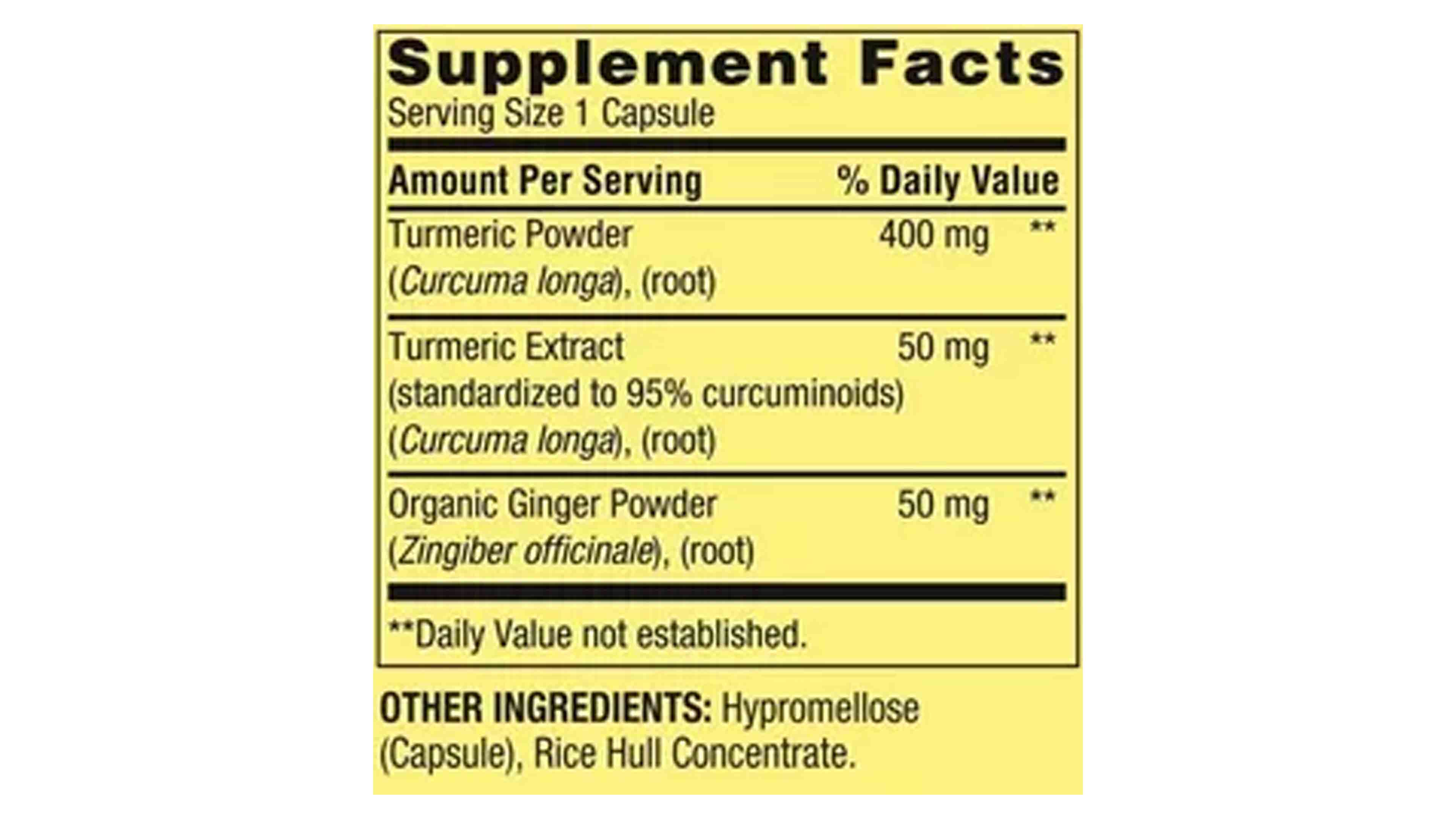 Foto 3 pulgar | Turmeric Curcumin Spring Valley Cúrcuma + Jengibre 180 Cápsulas 500 mg