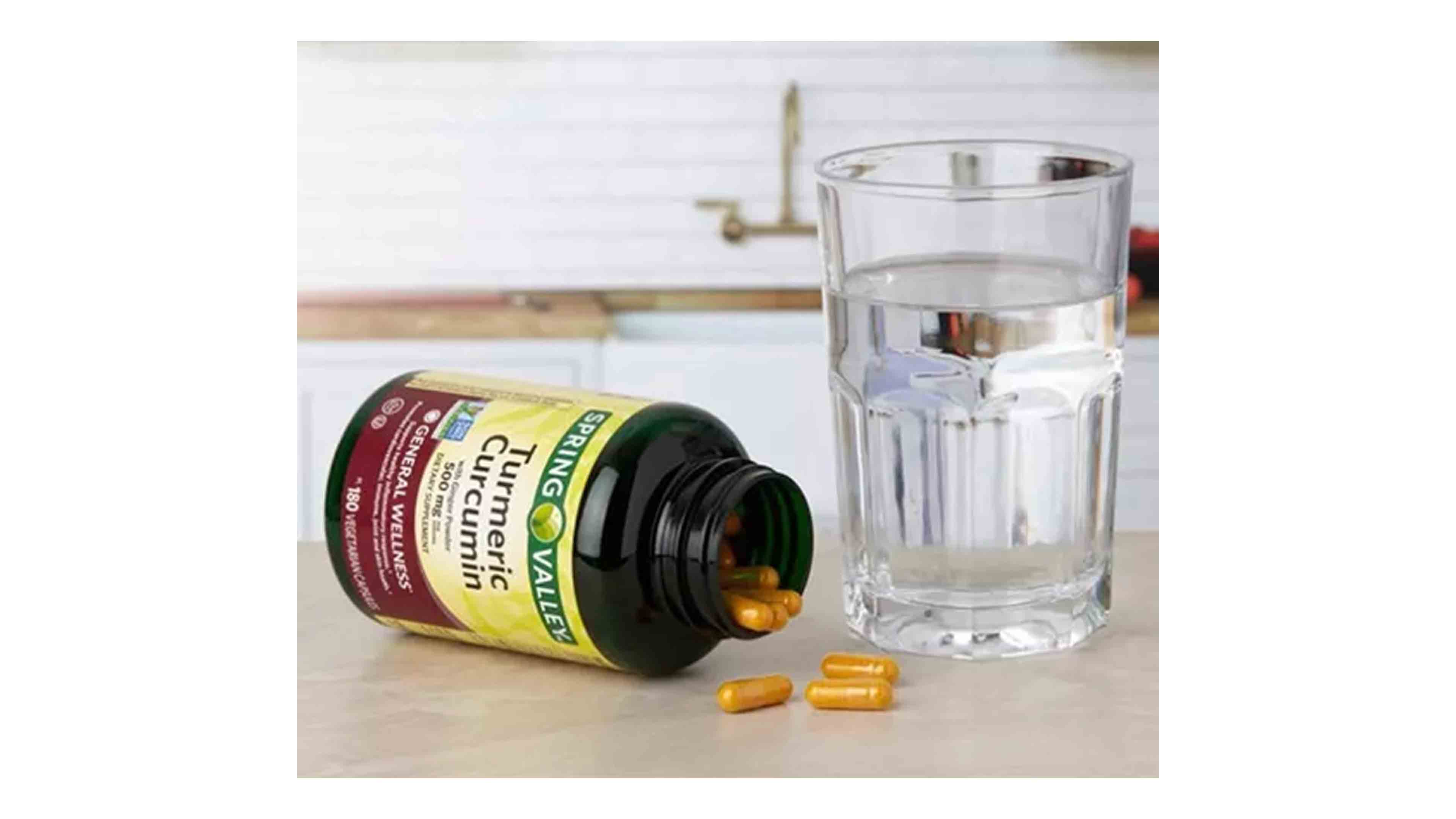 Foto 4 pulgar | Turmeric Curcumin Spring Valley Cúrcuma + Jengibre 180 Cápsulas 500 mg