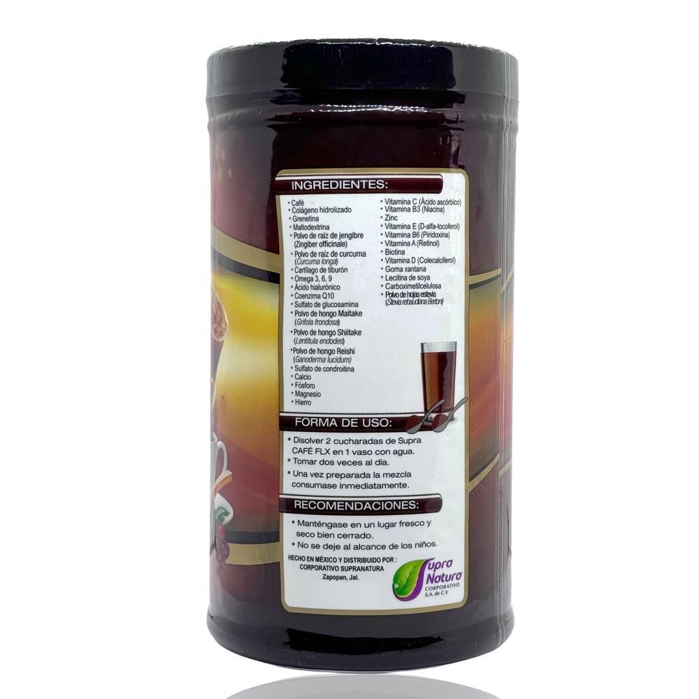 Foto 5 pulgar | Café FLX Supra Natura Ganoderma Maitake Glucosamina Condroitina 500 g