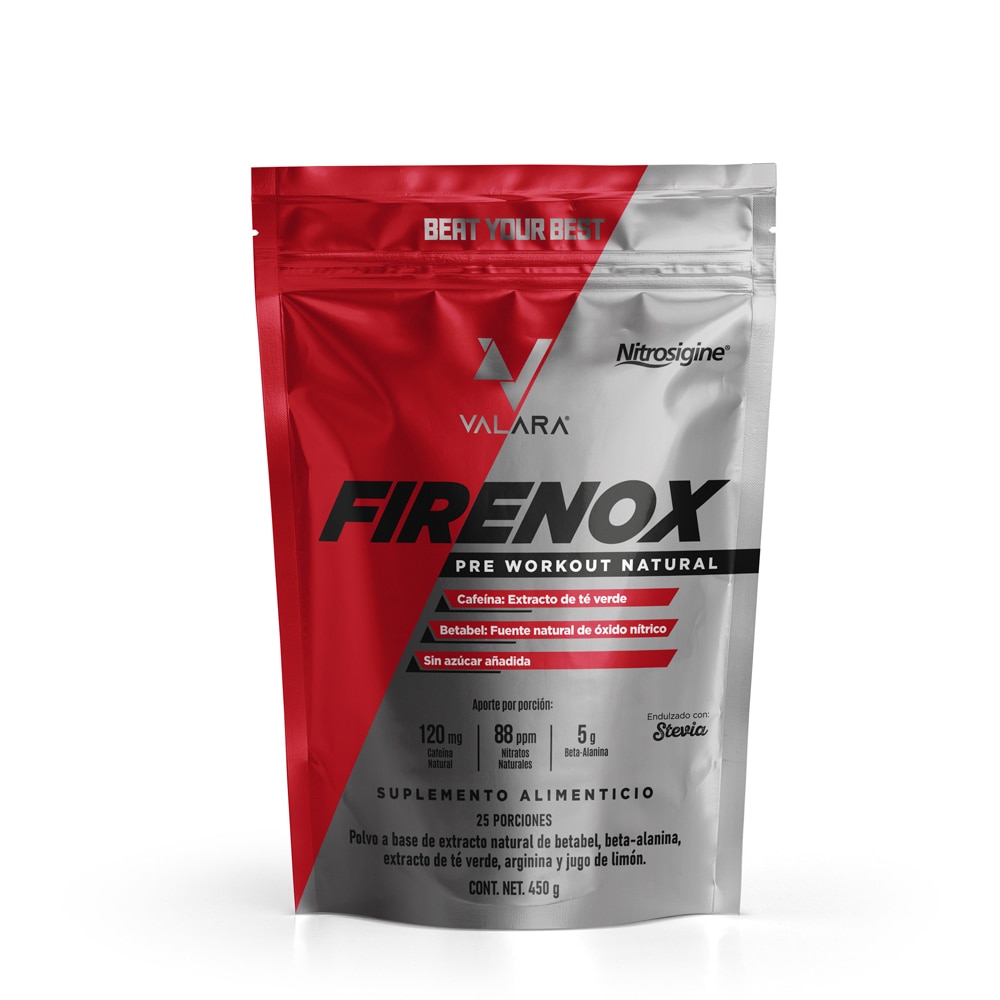 Pre entreno Firenox Valara 450 g $599