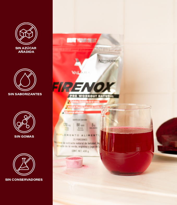 Foto 6 pulgar | Pre entreno Firenox Valara 450 g