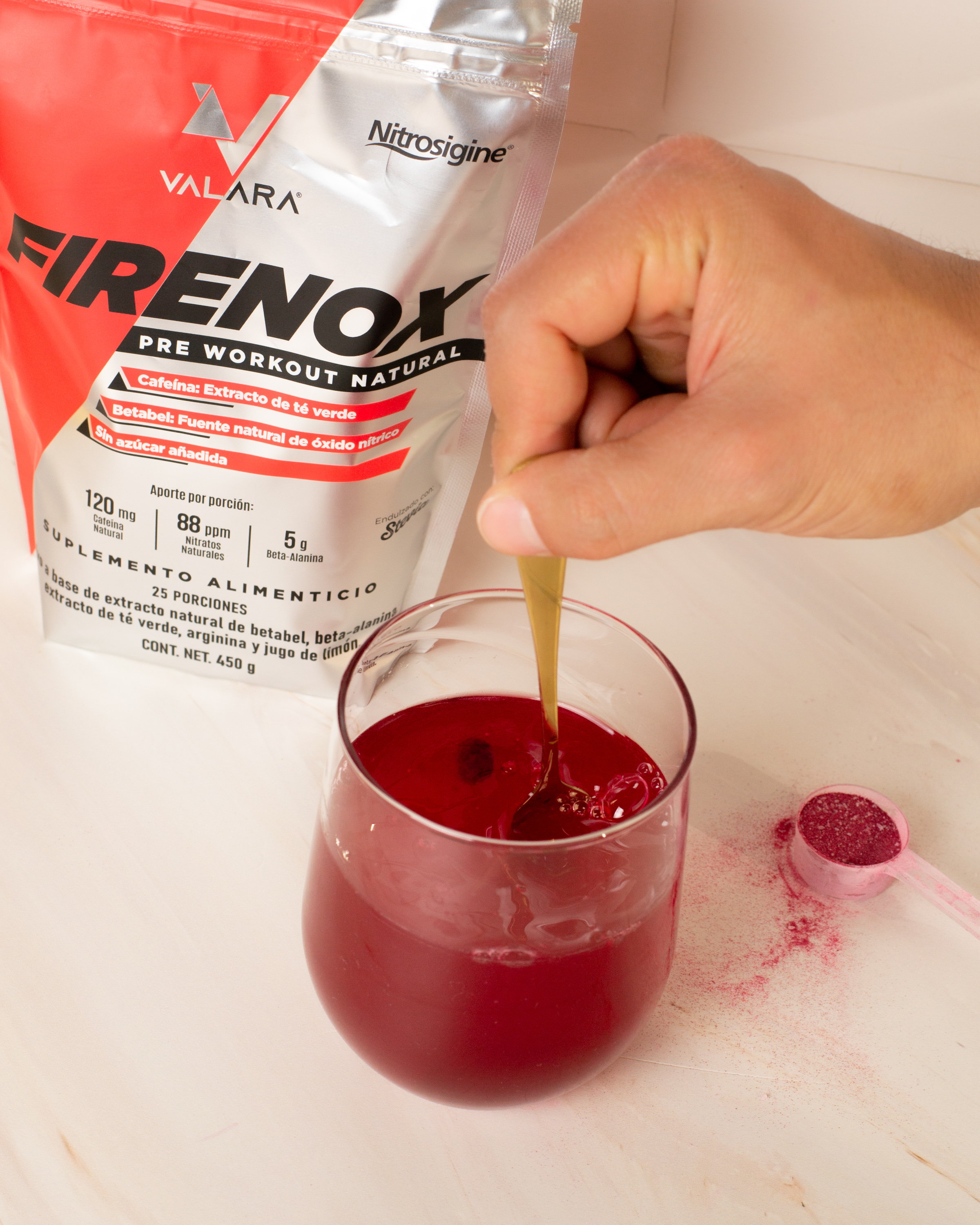 Foto 7 pulgar | Pre entreno Firenox Valara 450 g