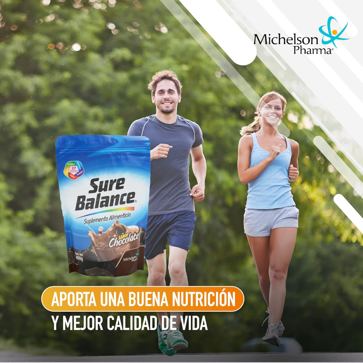 Foto 6 pulgar | Suplemento Alimenticio en Polvo Sure Balance Michelson Pharma Chocolate