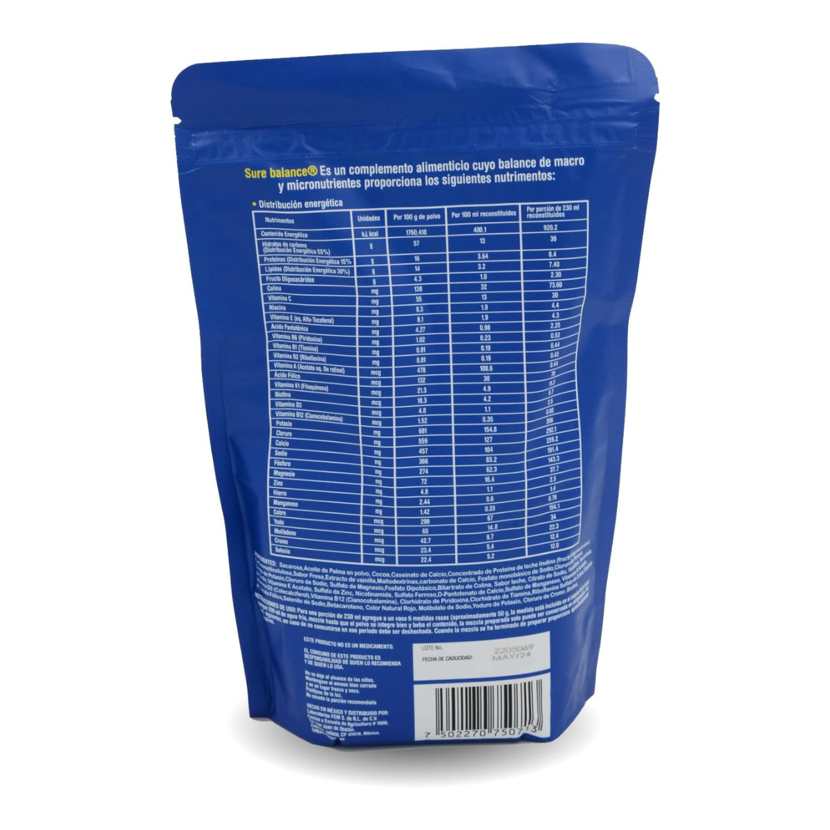 Foto 2 | Suplemento Alimenticio en Polvo Sure Balance Michelson Pharma Fresa