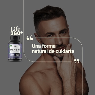 Foto 5 | Suplemento para el Crecimiento del Cabello Men's H Life 360+ 220 Capsulas