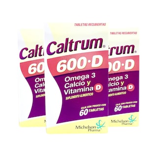 Foto 1 | Caltrum 600 + D Michelson Pharma con Omega 3 Calcio y Vitamina D