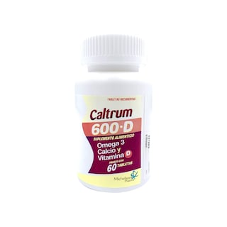 Foto 3 | Caltrum 600 + D Michelson Pharma con Omega 3 Calcio y Vitamina D