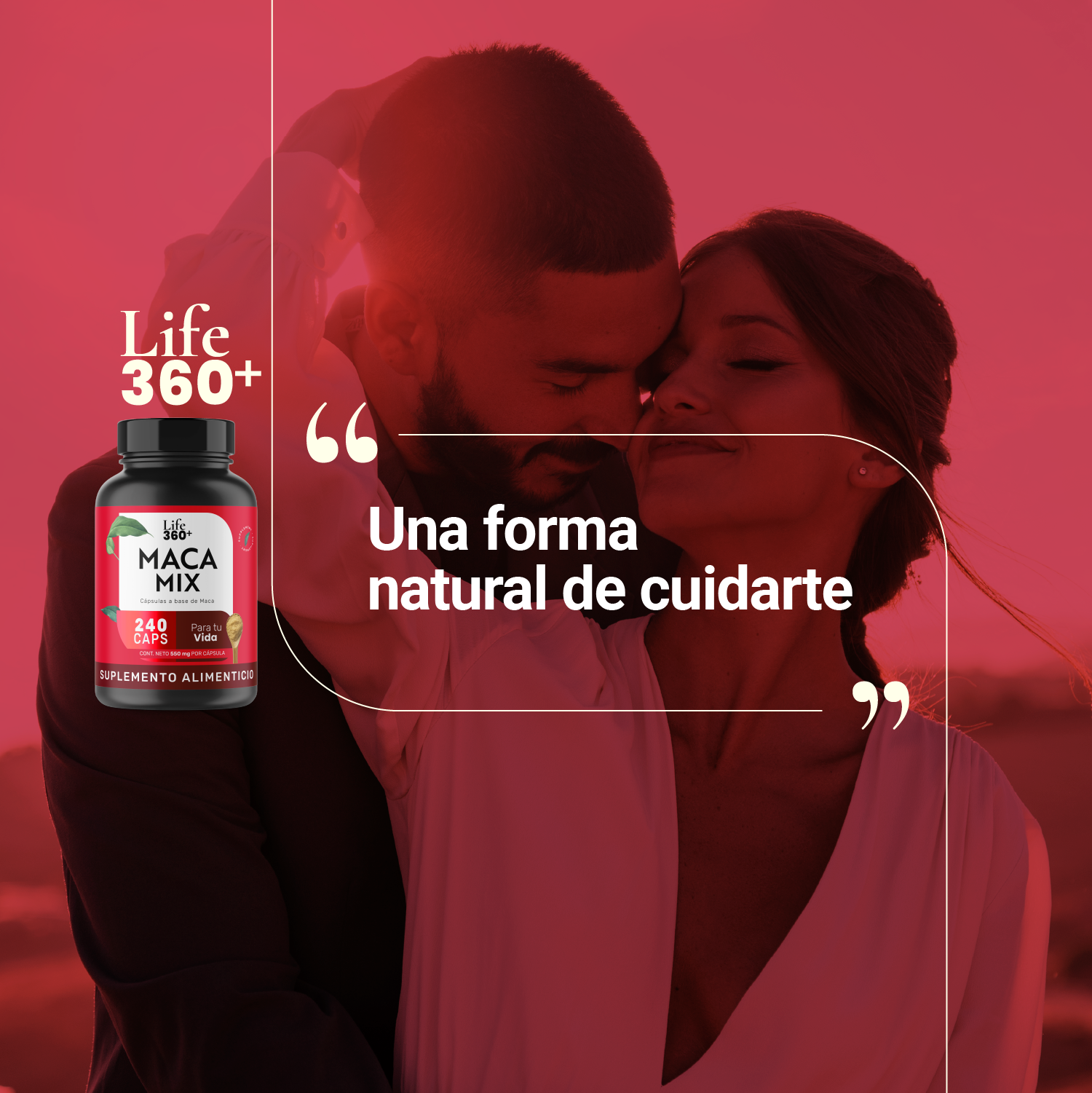 Foto 6 pulgar | Suplemento de Maca Negra Roja y Amarilla Life360+ Macamix 240 Capsulas