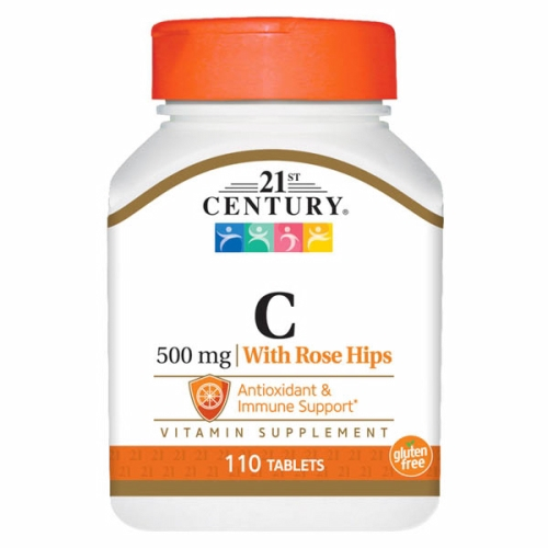 Venta Internacional - Suplemento Vitamina 21st Century Escaramujo 110 Tabletas X6