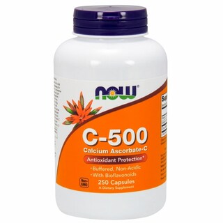 Foto 1 | Venta Internacional-vitamina C-500 De Supplement Now Foods, 250 Cápsulas (paquete De 2)