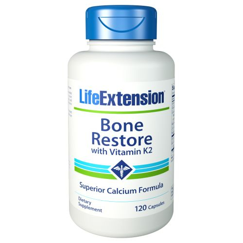 Foto 2 pulgar | Venta Internacional-suplemento Life Extension Bone Restore Con Vitamina K2 120 Cápsulas