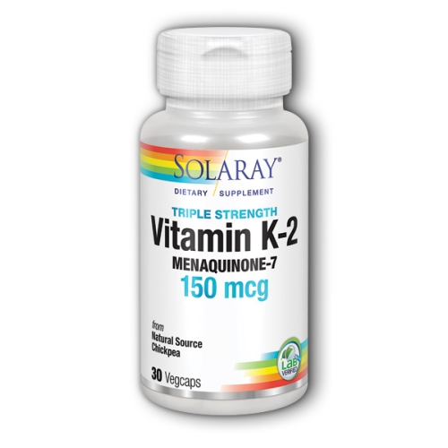 Foto 2 pulgar | Venta Internacional-suplemento Solaray Con Vitamina K-2 Y Menaquinona-7, 30 Cápsulas X 2