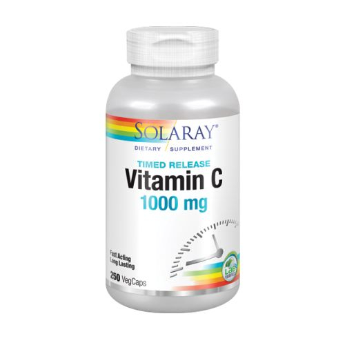 Foto 2 pulgar | Venta Internacional-suplemento De Vitamina C Solaray 250 Cápsulas (paquete De 2)
