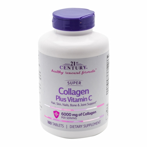 Venta Internacional- Suplemento 21st Century Super Collagen + Vitamina C 180 Tabletas