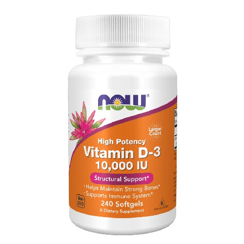 Venta Internacional- Vitamina D-3 se Supplement Now Foods 240 Cápsulas Blandas