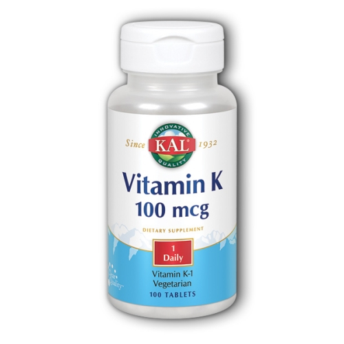 Foto 2 pulgar | Venta Internacional- Suplemento Kal de Vitamina K, 100 Comprimidos