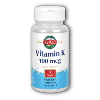 Foto 1 | Venta Internacional- Suplemento Kal de Vitamina K, 100 Comprimidos