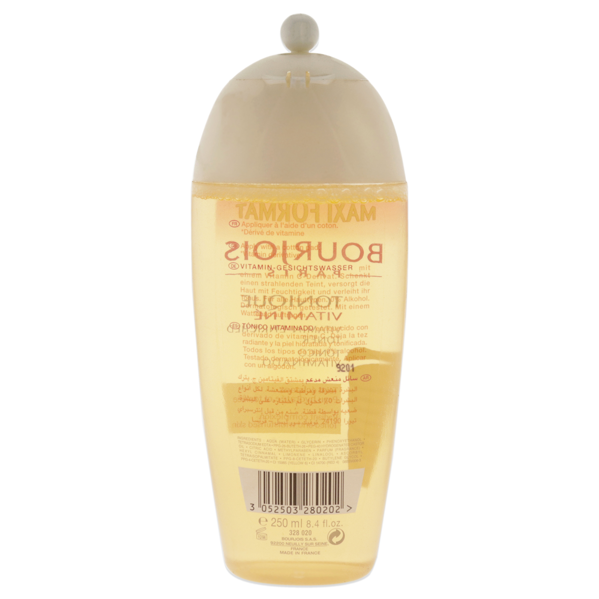 Foto 5 pulgar | Venta Internacional-Tónico Bourjois Maxi Format Vitamin 250 Ml