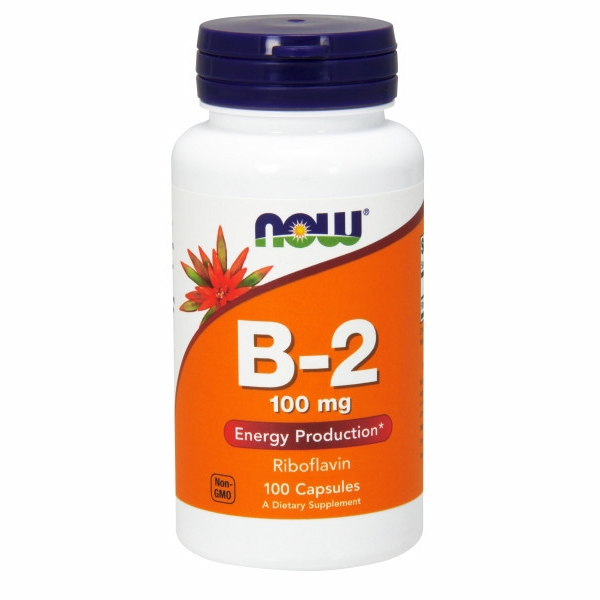 Foto 2 pulgar | Venta Internacional - Suplemento de Vitamina B-2 Riboflavina 100 Mg Now Foods 100 Cápsulas