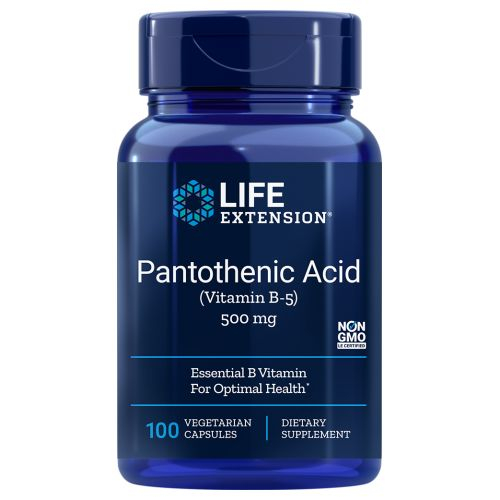Venta Internacional-Suplemento Life Extension De Ácido Pantoténico Y Vitamina B5 100 V