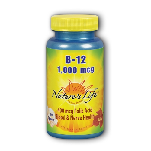 Foto 2 pulgar | Venta Internacional-Suplemento De Vitamina B-12 De Nature's Life, 100 Tabletas