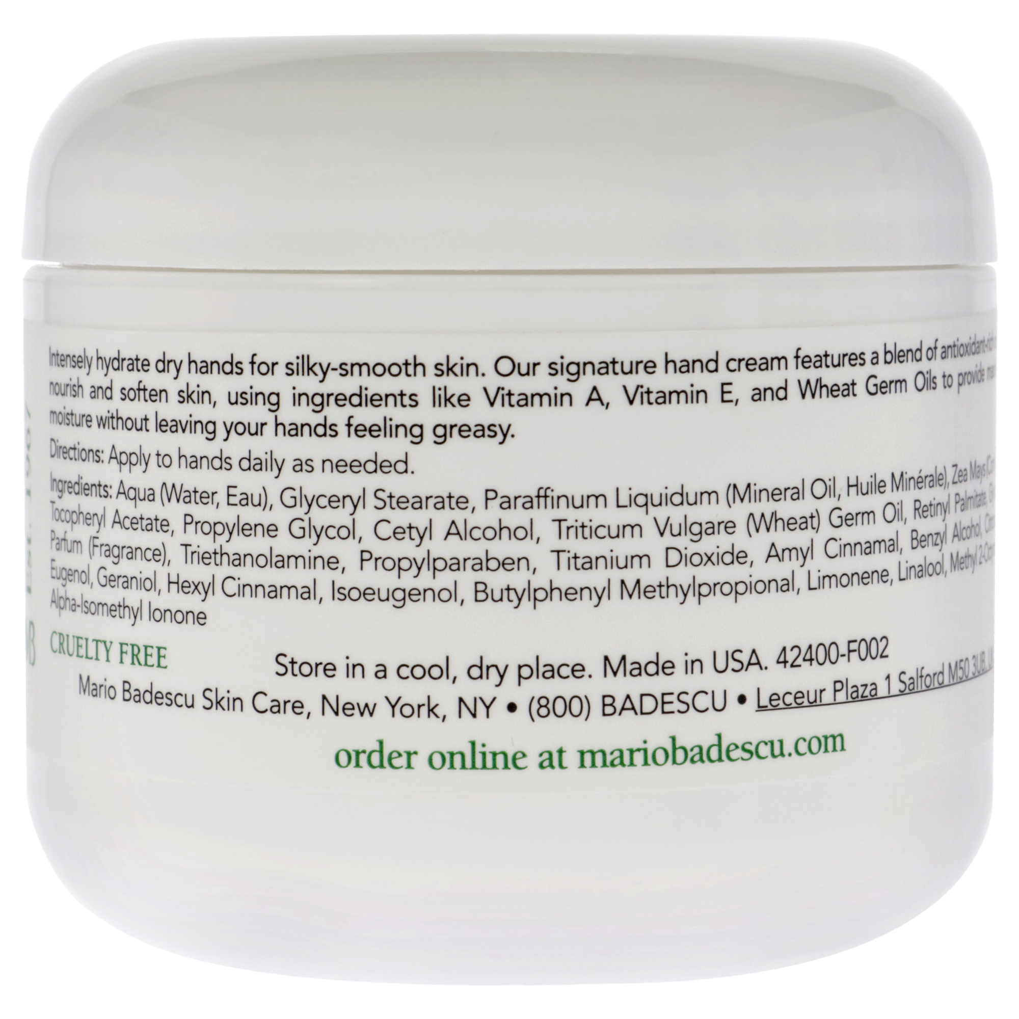 Foto 4 pulgar | Venta Internacional-Crema De Manos Mario Badescu Vitamina E 120ml Unisex