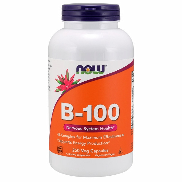 Foto 2 pulgar | Venta Internacional-vitamina B-100 De Supplement Now Foods, 250 Cápsulas (paquete De 4)