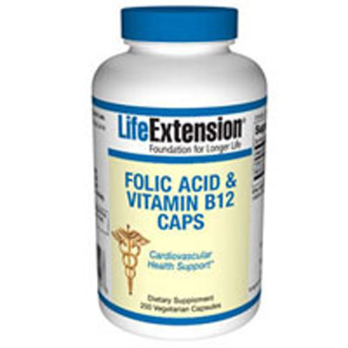 Foto 2 pulgar | Suplemento de Folato y Vitamina B12 Life Extension 800 mcg y 300 mg