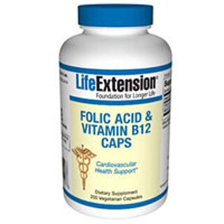 Foto 1 | Suplemento de Folato y Vitamina B12 Life Extension 800 mcg y 300 mg
