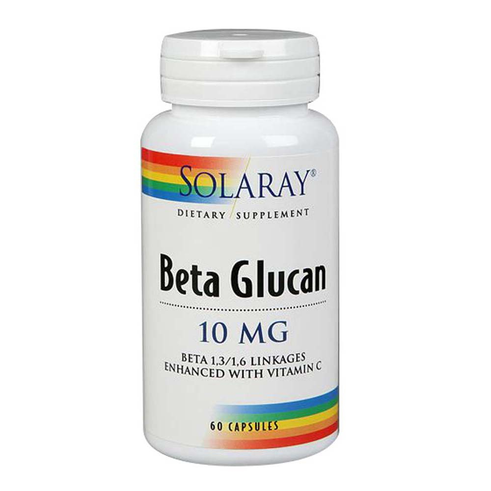Foto 2 pulgar | Venta Internacional - Complemente El Beta Glucano Solaray von Vitamina C 60 Cápsulas
