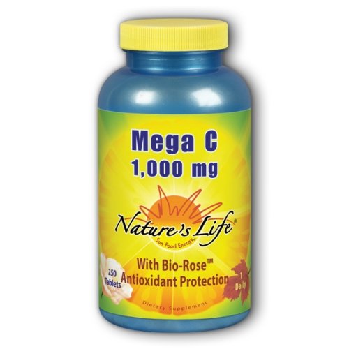 Foto 2 pulgar | Venta Internacional - Suplemento Nature's Life Mega Vitamina C 250 Comprimidos