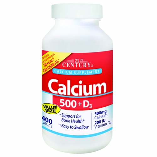 Venta Internacional-suplemento 21st Century Calcium Plus Vitamina D3 400 Comprimidos