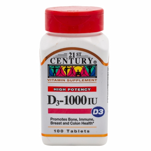 Venta Internacional-Suplemento 21St Century High Potency D3 100 Tabletas