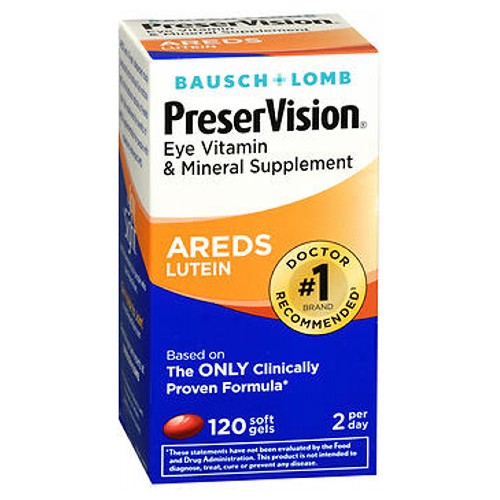Venta Internacional-Suplemento Bausch And Lomb Preservision Areds Lutein 120 Tabletas