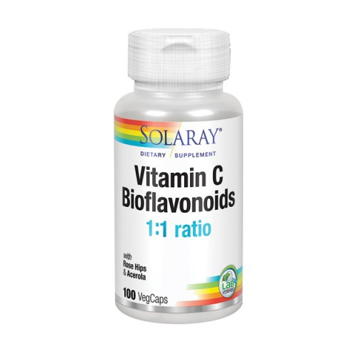 Foto 2 pulgar | Venta Internacional-suplemento Solaray Con Vitamina C Y Bioflavonoides, 100 Cápsulas