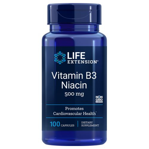 Foto 2 pulgar | Venta Internacional-suplemento Life Extension Con Vitamina B3 Y Niacina, 100 Cápsulas X 2