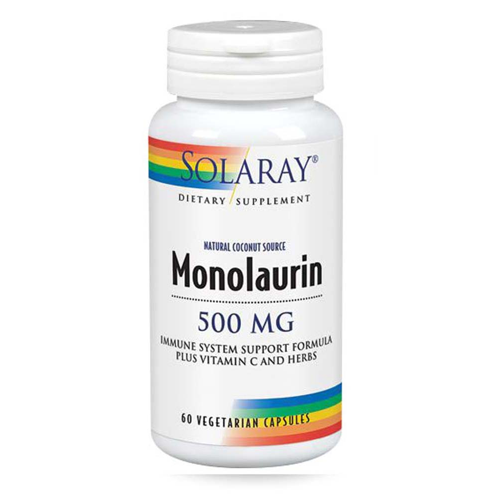 Foto 2 pulgar | Venta Internacional-suplemento Solaray De 60 Cápsulas De Monolaurina Con Vitamina C