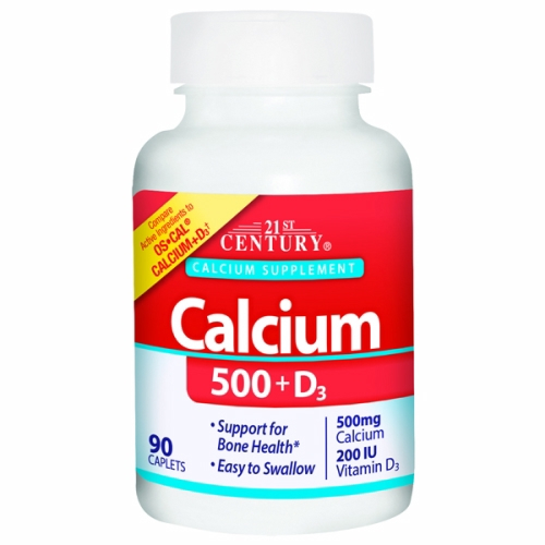 Foto 2 pulgar | Venta Internacional-suplemento 21st Century Calcium Plus Vitamina D3 90 Comprimidos