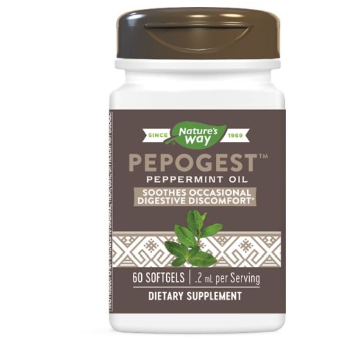 Foto 2 pulgar | Venta Internacional-suplemento De Aceite De Menta Peppogest De Nature's Way, 0,2 Ml