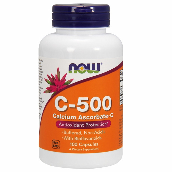 Venta Internacional-supplement Now Foods Vitamina C-500, Ascorbato De Calcio, 100 Cápsulas