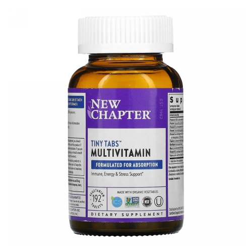 Foto 2 pulgar | Venta Internacional-suplemento Multivitamínico New Chapter Tiny Tabs 192 Tabletas X2