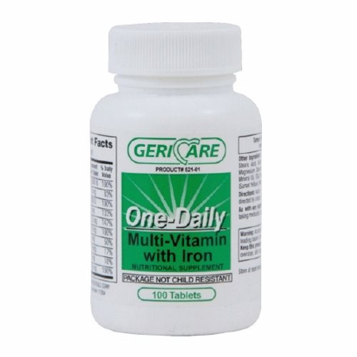 Foto 2 pulgar | Venta Internacional-suplemento Multivitamínico Geri-care Vitamina A, C, D-3, 100 Tabletas
